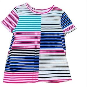 Westbound women’s short sleeve striped top size Medium